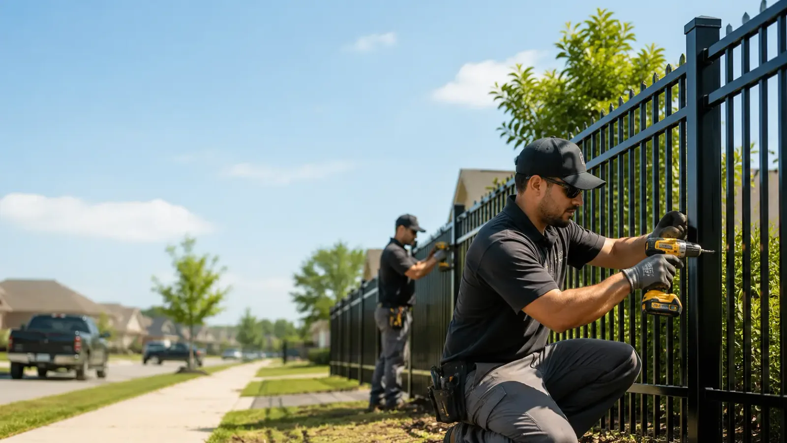 Metal Fence Installation in Sharon Center, OH